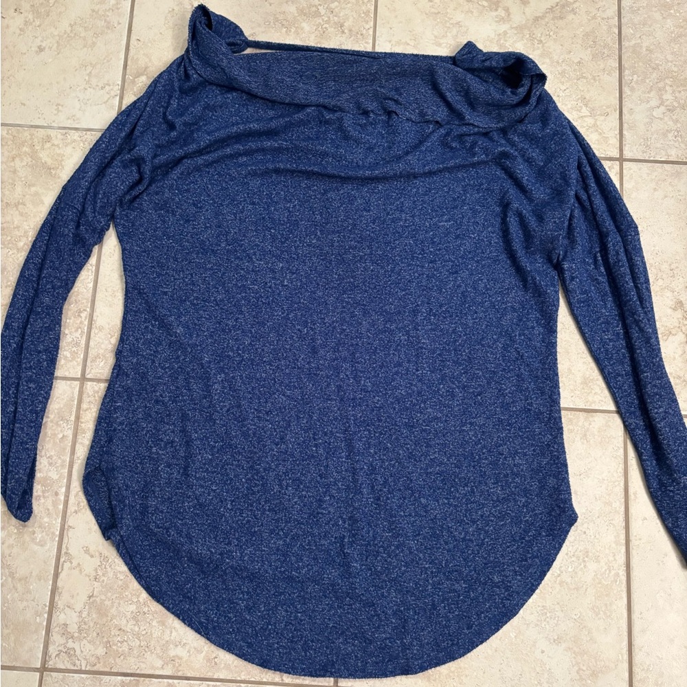 Elegant Blue Women's Top